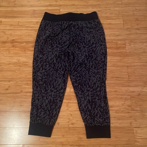 Athleta Trekkie North Printed Crop Jogger, Lynx, Size 10 - Picture 4 of 4